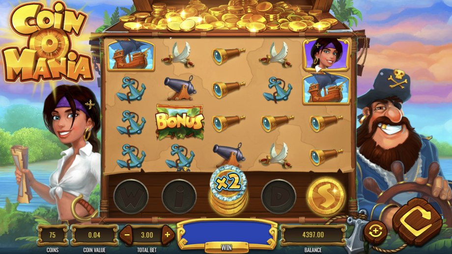 Coin-o-Mania slot base game