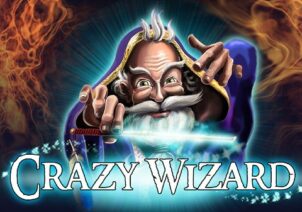 Crazy Wizard slot logo