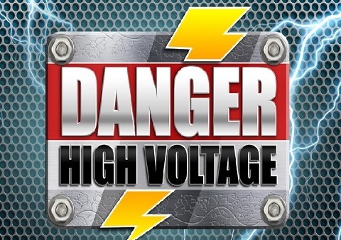 Danger High Voltage slot logo