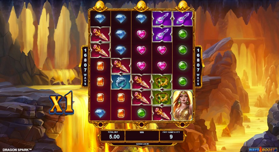 Dragon Spark slot Free Games feature