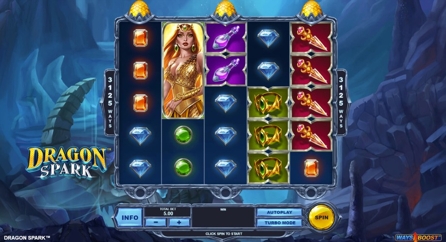 Dragon Spark slot base game