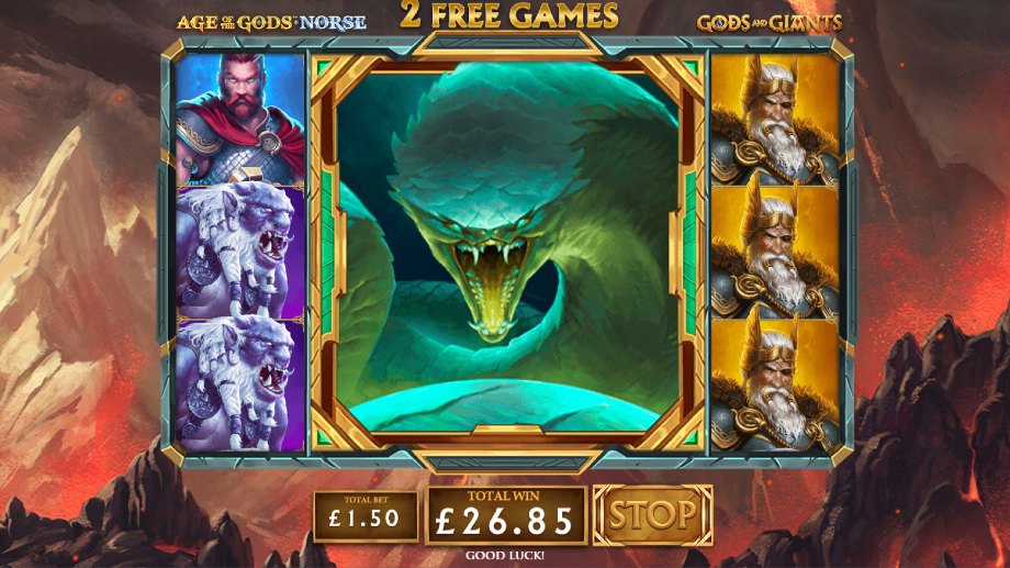 Gods and Giants Free Games feature