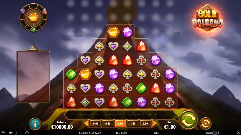 Gold Volcano slot base game