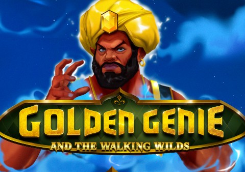 Golden Genie and the Walking Wilds slot logo
