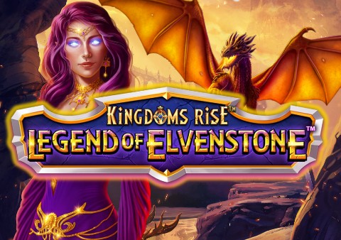 Kingdoms Rise Legend of Elvenstone slot logo