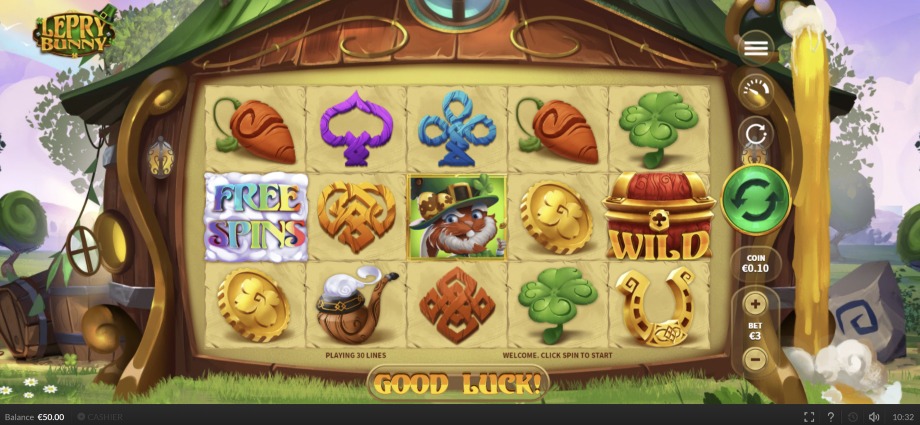 LepryBunny slot base game