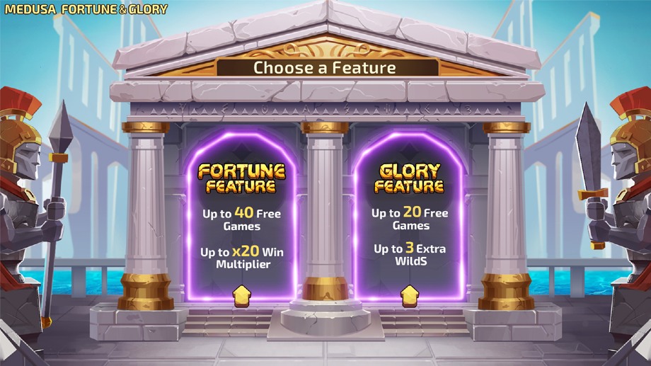 Medusa Fortune and Glory slot Free Spins features