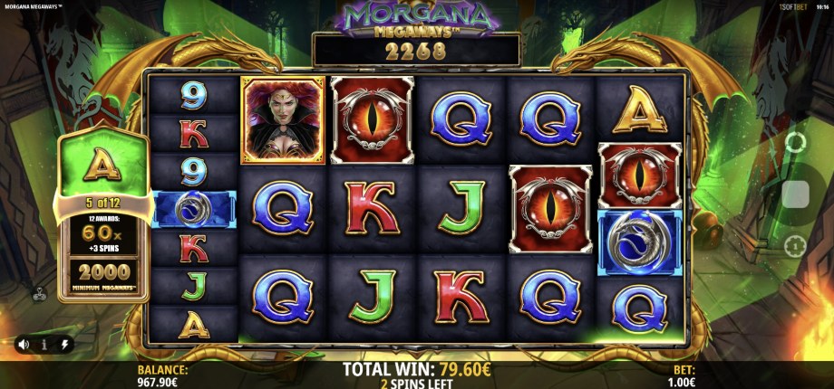 Morgana Megaways slot Morgana Free Spins feature