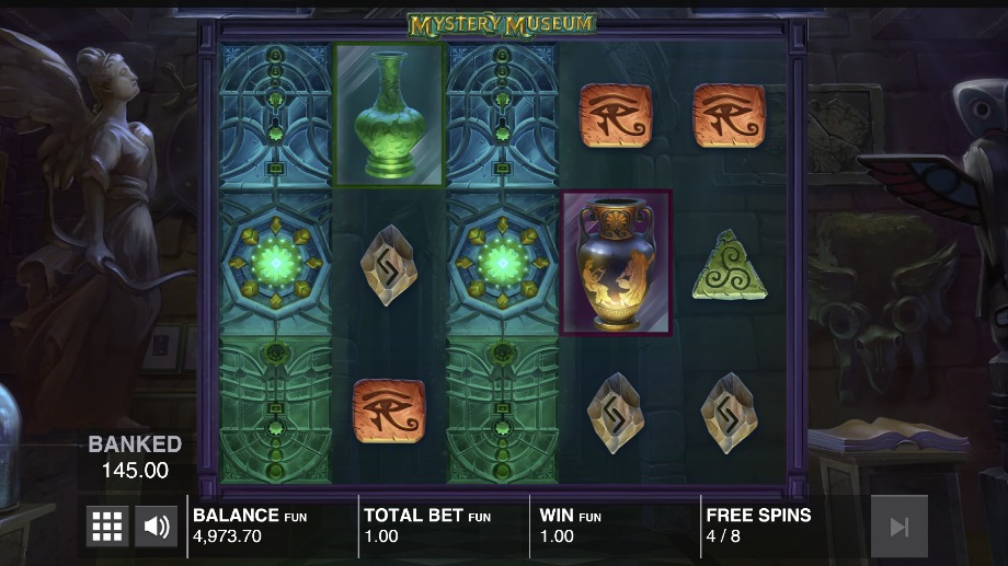 Mystery Museum slot Free Games feature