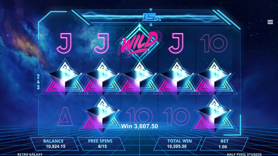 Retro Galaxy slot Free Spins feature
