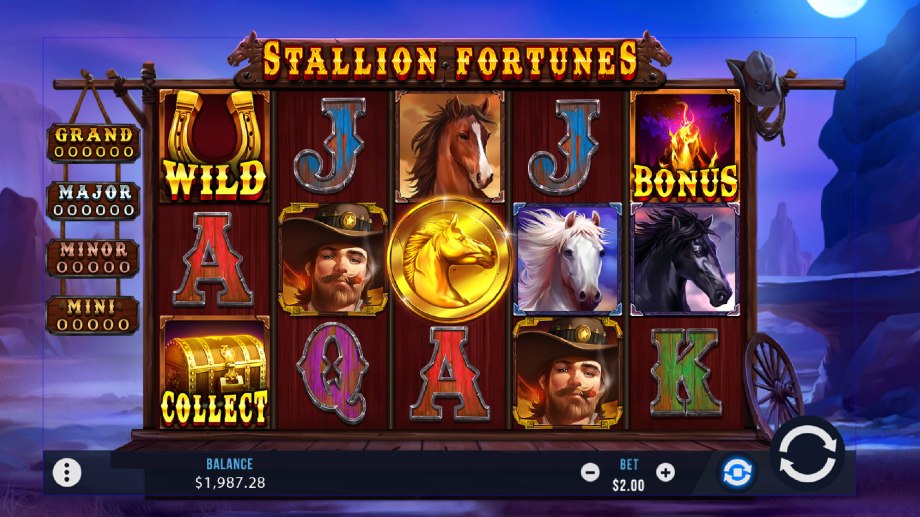 Stallion Fortunes slot Free Spins feature