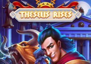 Theseus Rises slot logo