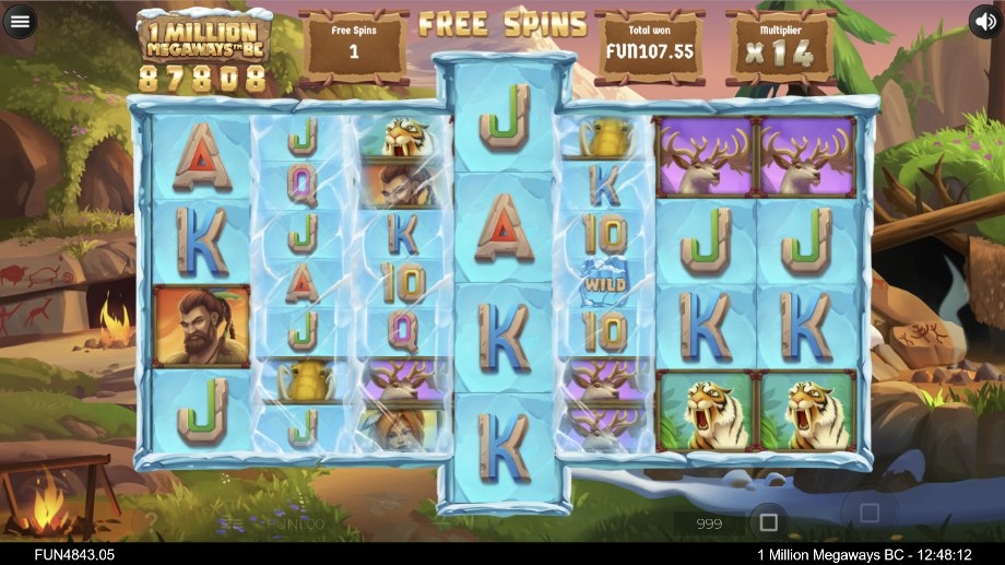 1 Million Megaways BC slot Free Spins feature