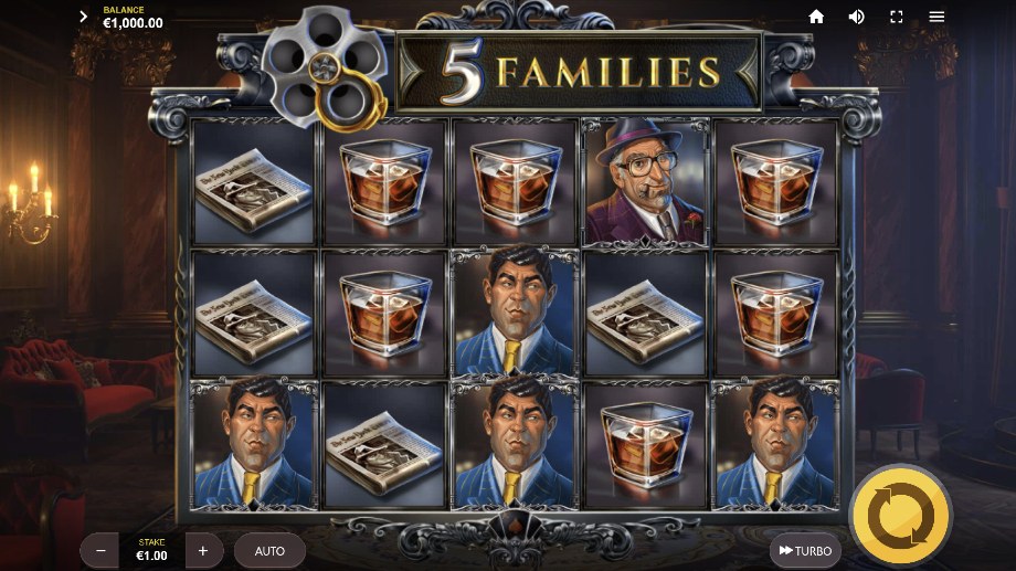 5 Families slot base game
