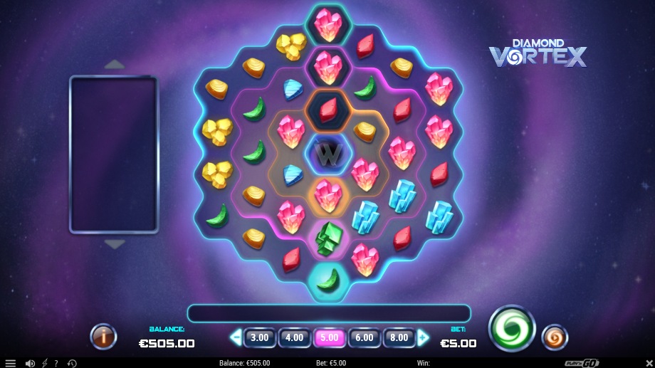 Diamond Vortex slot base game