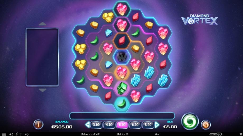 Diamond Vortex slot base game