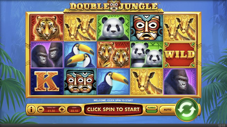 Double Jungle slot base game