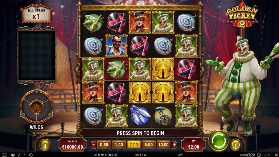 Golden Ticket 2 slot base game