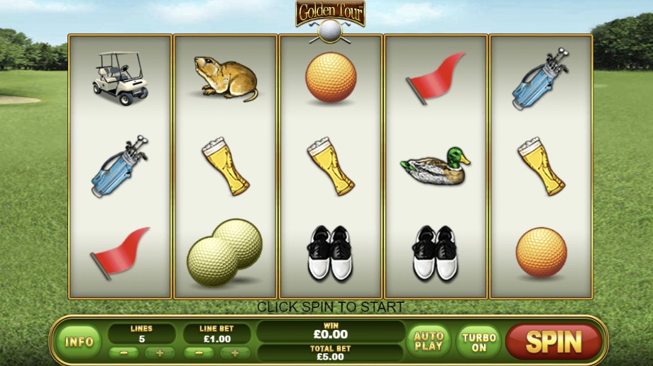 Golden Tour slot base game