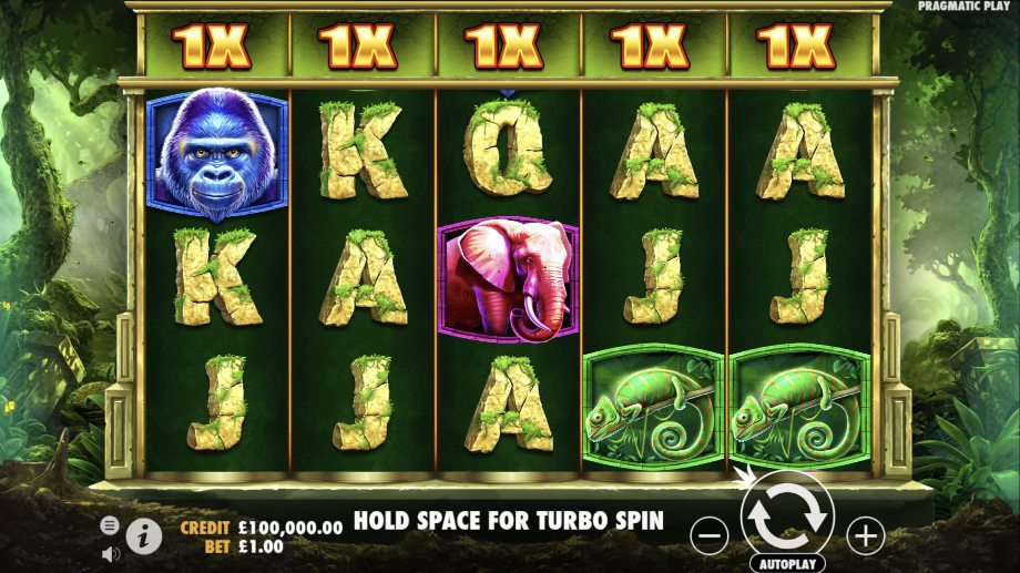 Jungle Gorilla slot base game