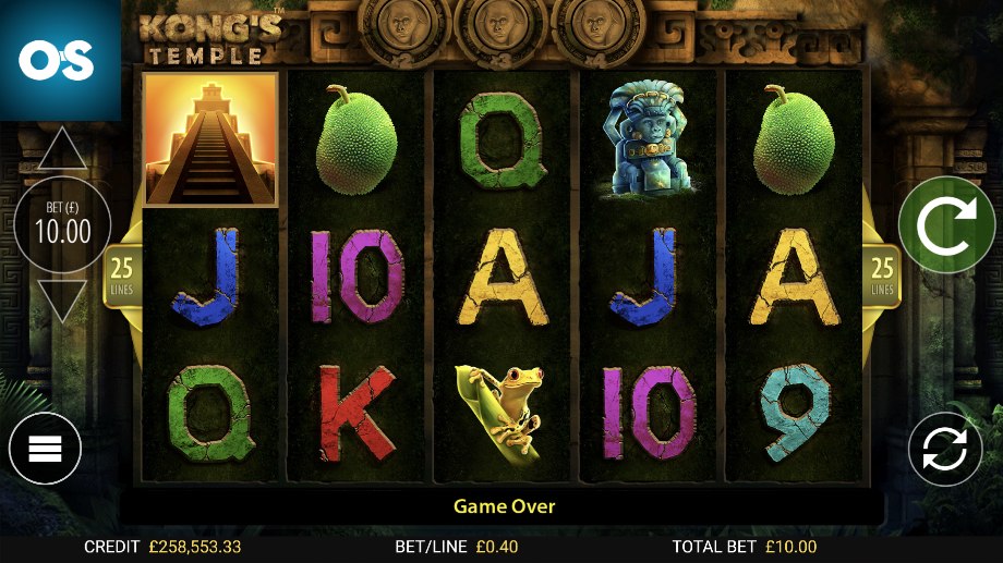 Kong's Temple slot base game