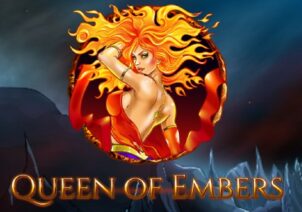 Queen of Embers slot logo