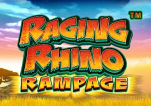 Raging Rhino Rampage slot logo