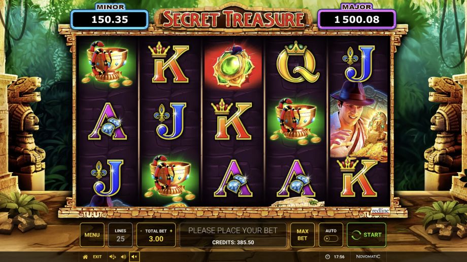 Secret Treasure slot base game
