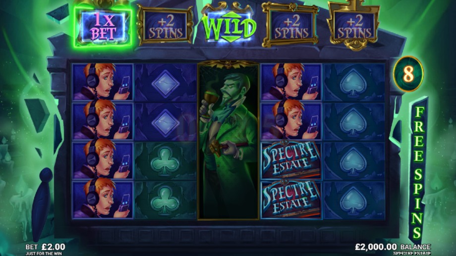 Spectre Estate slot Free Spins feature