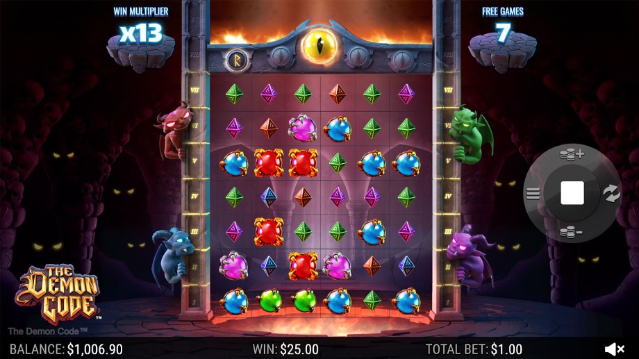 The Demon Code slot Free Games Bonus feature