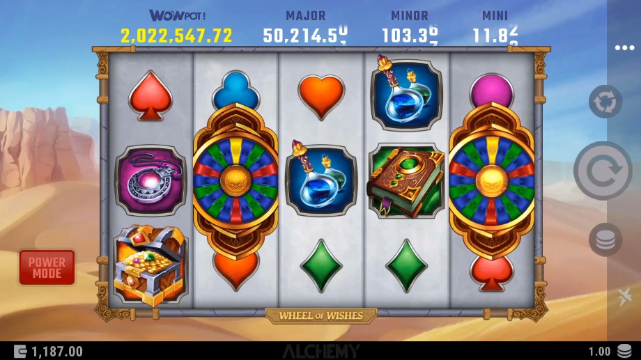 Wheel of Wishes slot base game