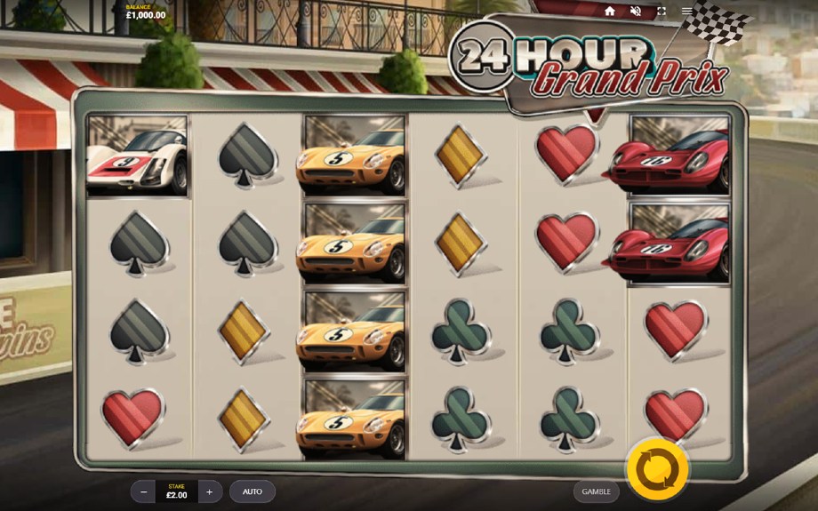 24 Hour Grand Prix slot base game