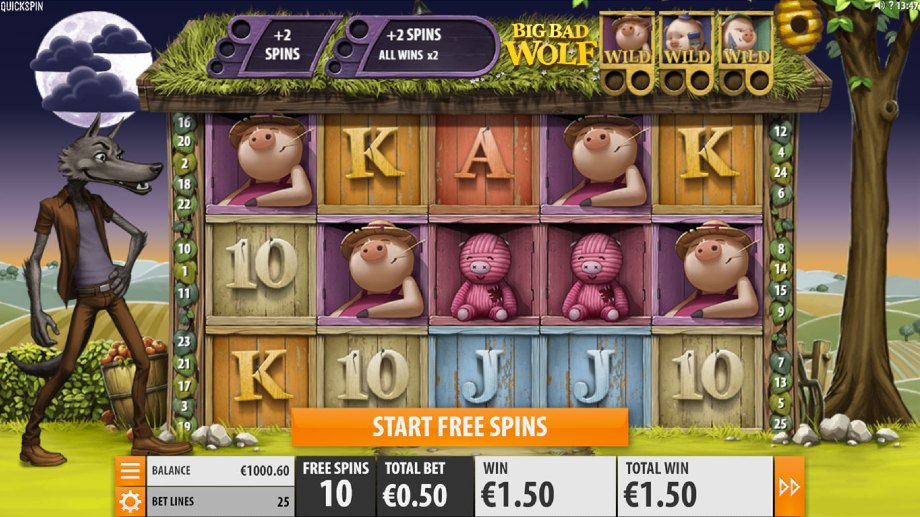 Big Bad Wolf slot Free Spins feature