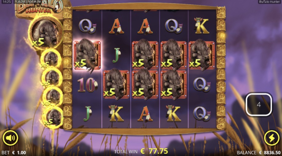 Buffalo Hunter slot Stampede Super Bonus feature