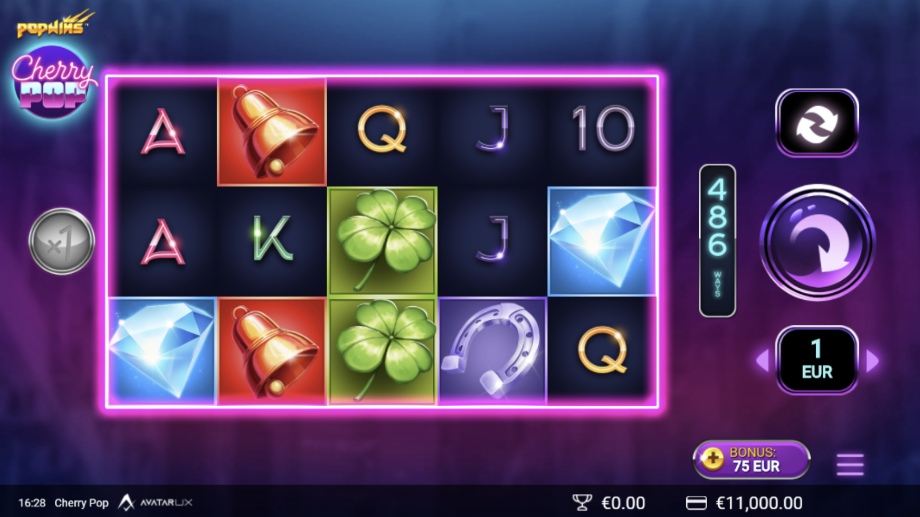 CherryPop slot base game