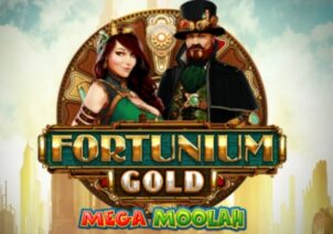 Fortunium Gold Mega Moolah slot logo