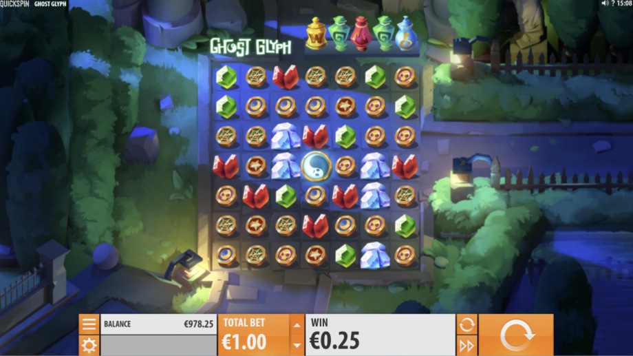 Ghost Glyph slot base game