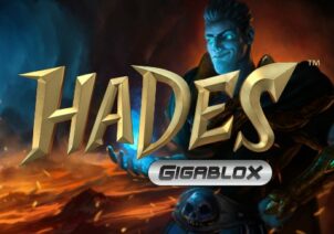 Hades Gigablox slot logo