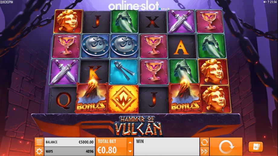 Hammer of Vulcan slot base game