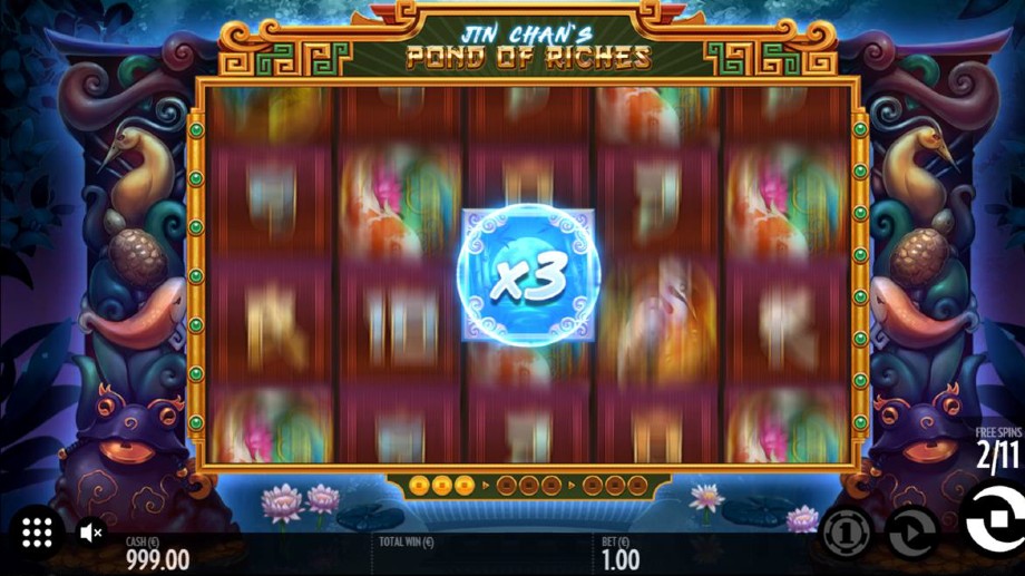 Jin Chan's Pond of Riches slot Bonus Game feature