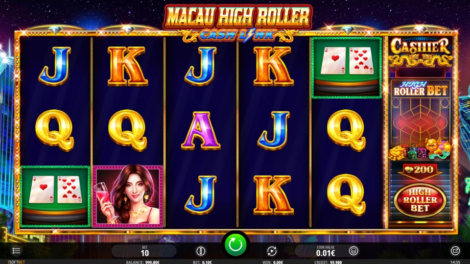 Macau High Roller slot base game