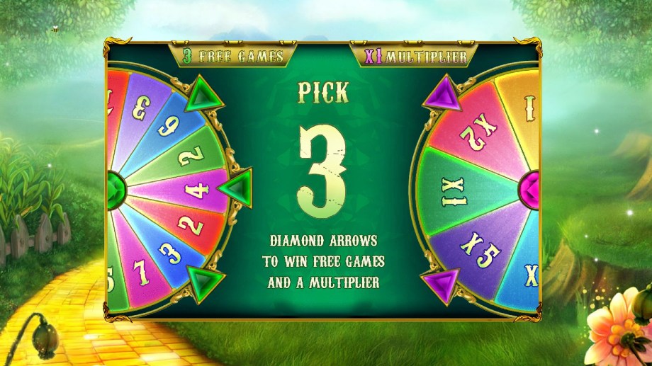 Magic of Oz slot Bonus Game feature