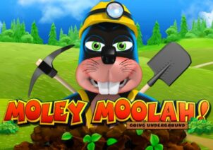 Moley Moolah slot logo
