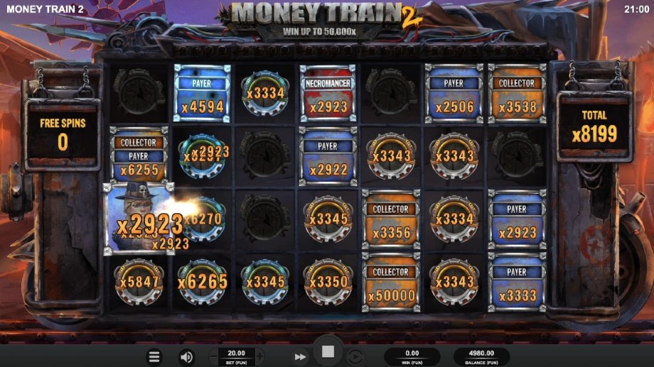 Money Train 2 slot Money Cart Bonus feature