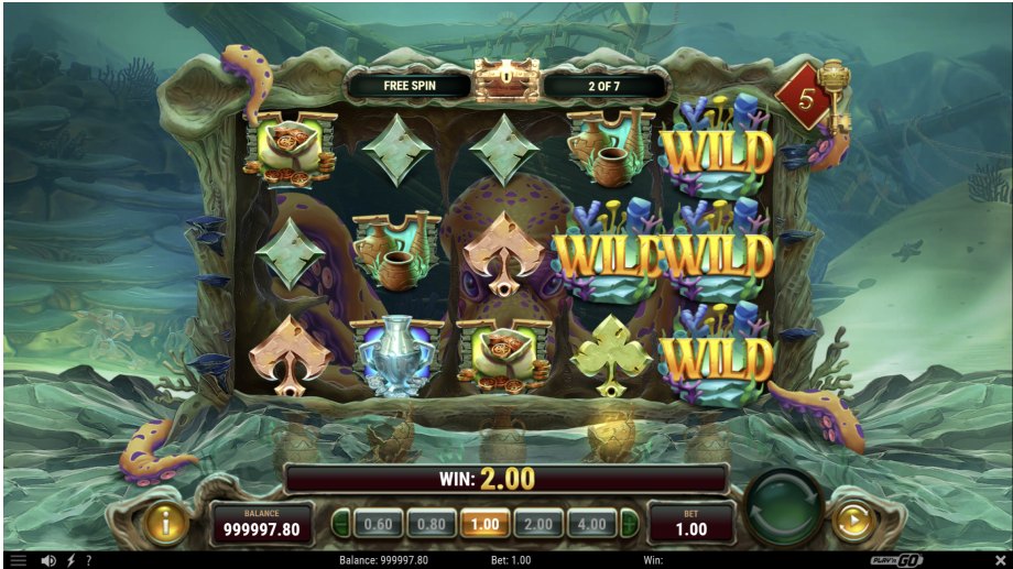 Octopus Treasure slot Treasure Spins feature