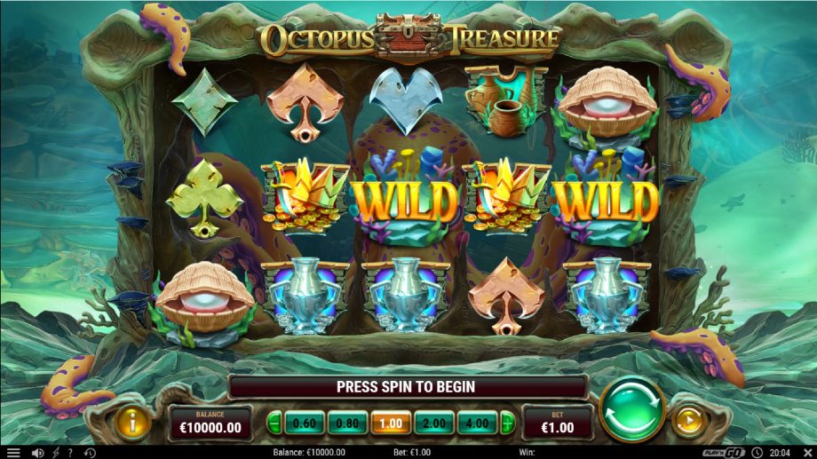 Octopus Treasure slot base game