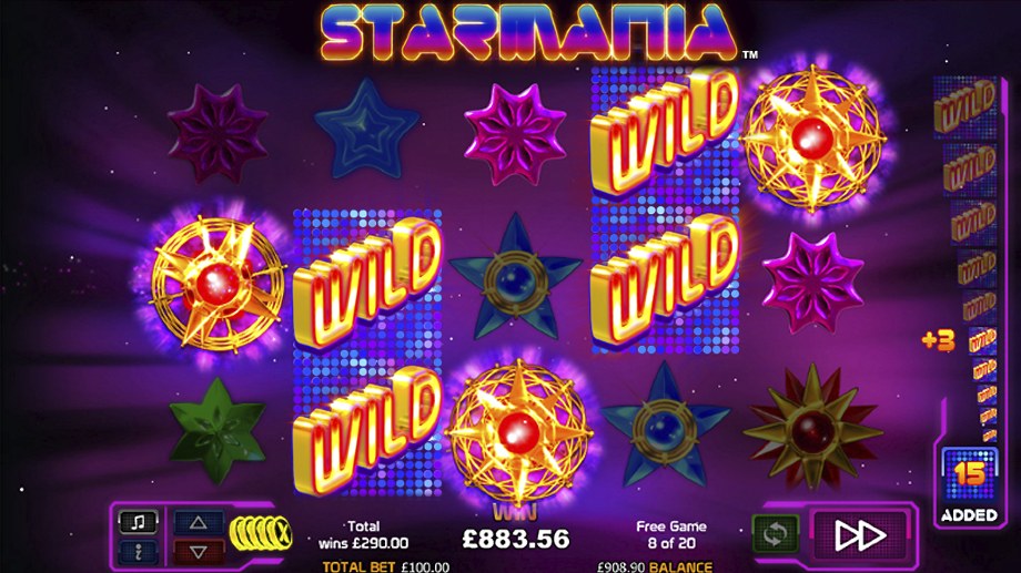 Starmania slot Free Games feature