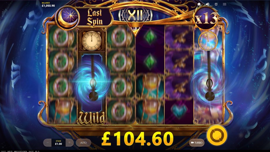 Wild O'Clock slot Clock Spins feature