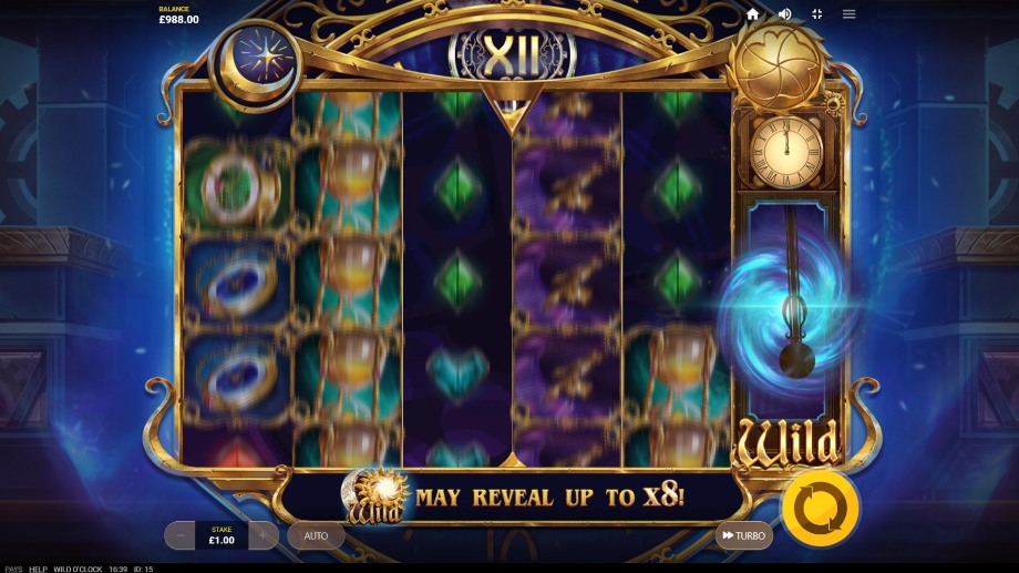 Wild O'Clock slot Lucky 12 O'Clock feature