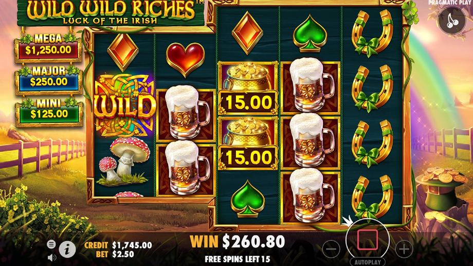 Wild Wild Riches slot Free Spins feature